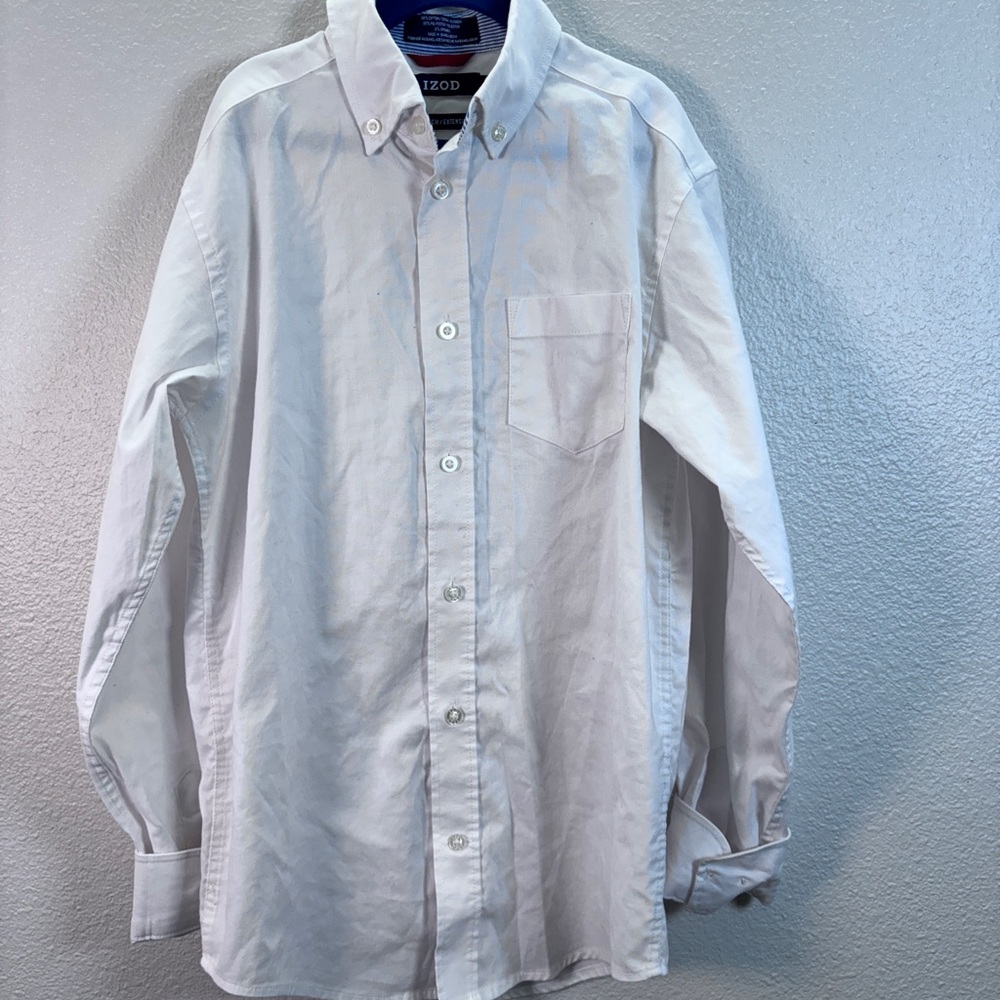Izod Kids White Button-Down Shirt